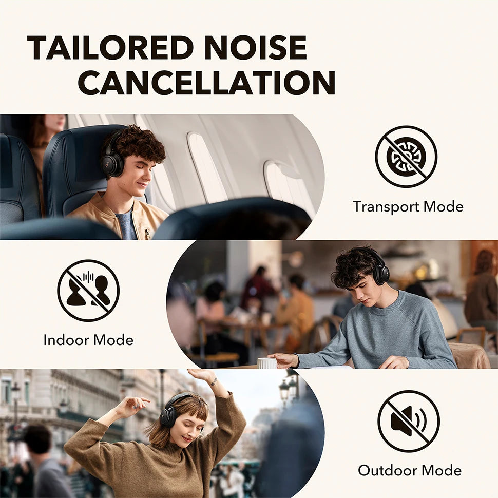 Life Q30 | Bluetooth Noise Cancelling Headphones