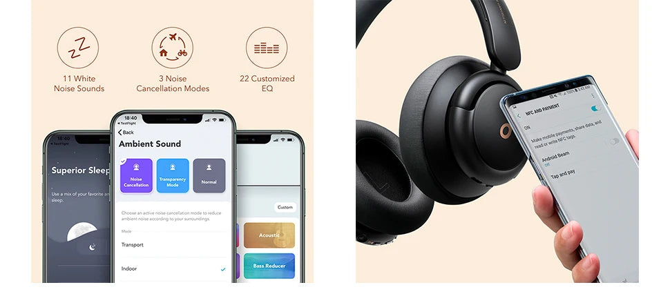 Life Q30 | Bluetooth Noise Cancelling Headphones