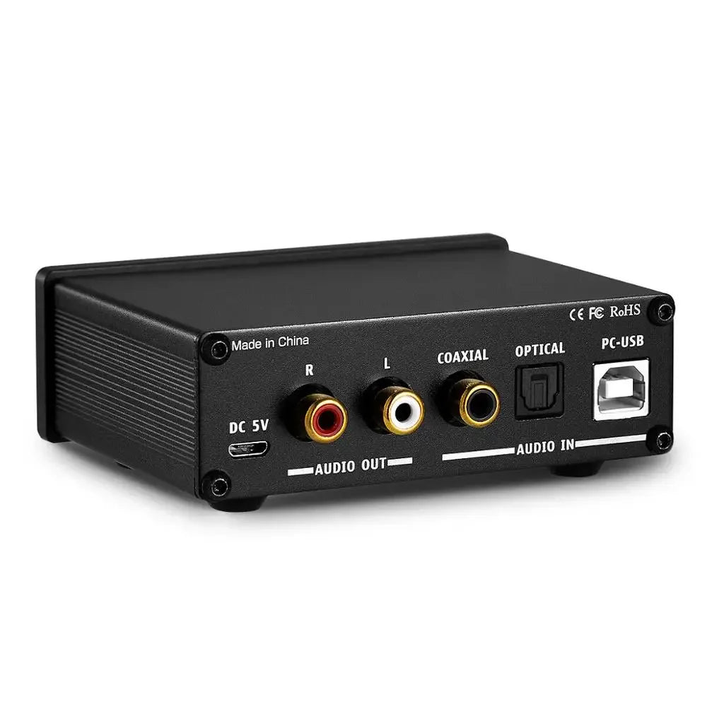 HiFi Q3 USB DAC Mini Digital-to-Analog Converter with Treble & Bass Control