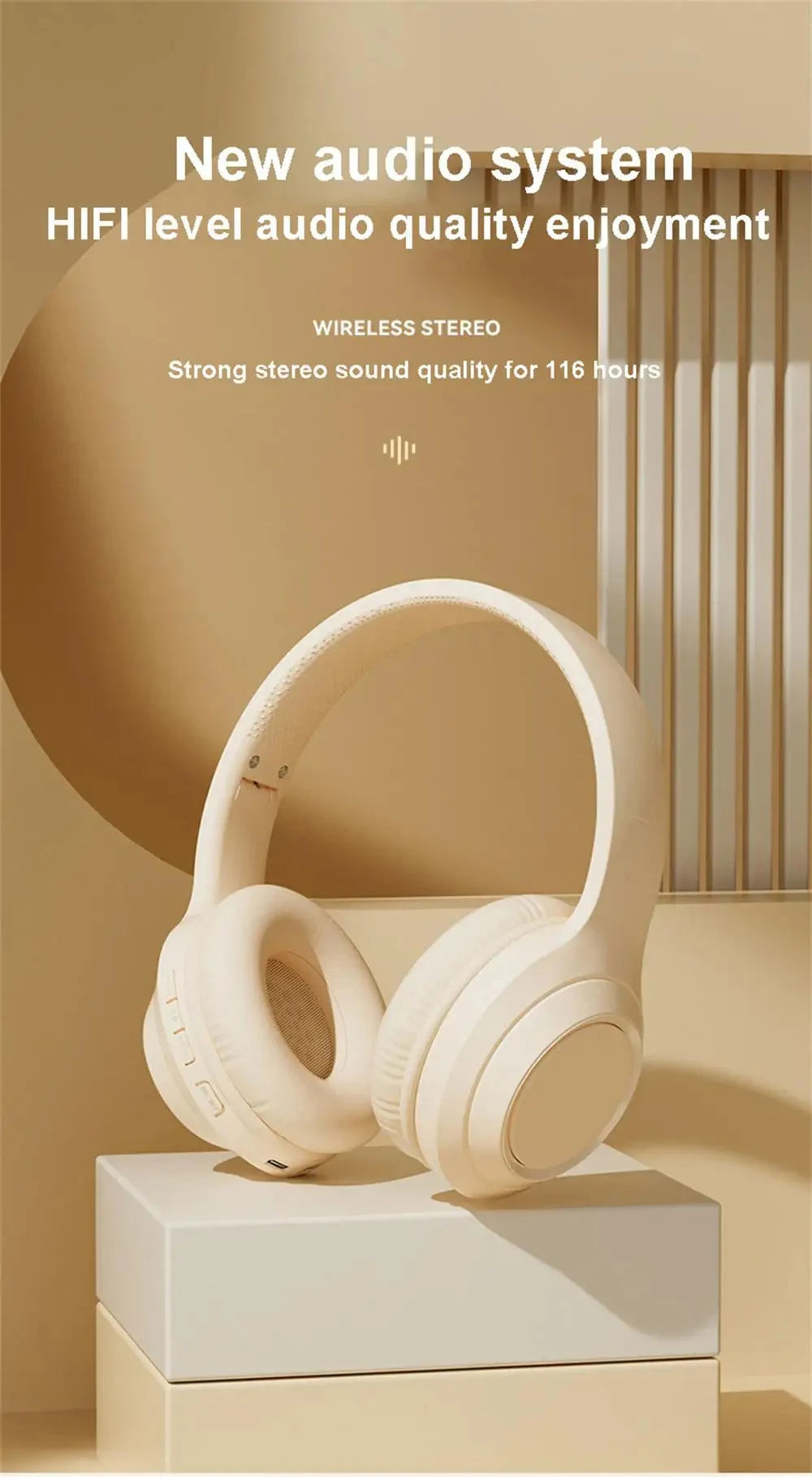 XIAOMI TH30 Wireless Bluetooth 5.3 Foldable Headphones with Mic