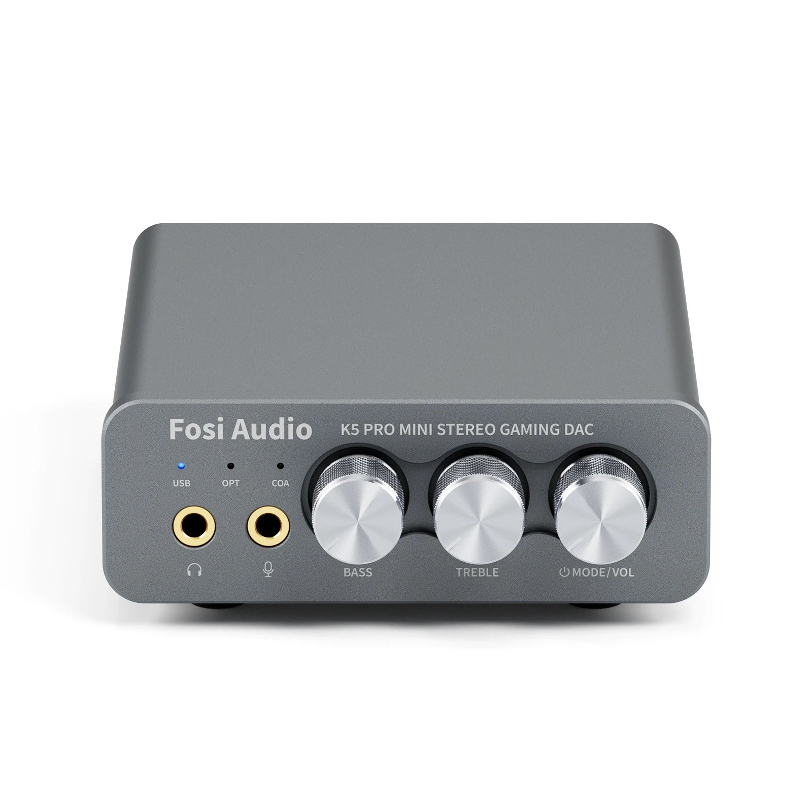 Fosi Audio K5 PRO USB Gaming DAC with Microphone & Headphone Amplifier