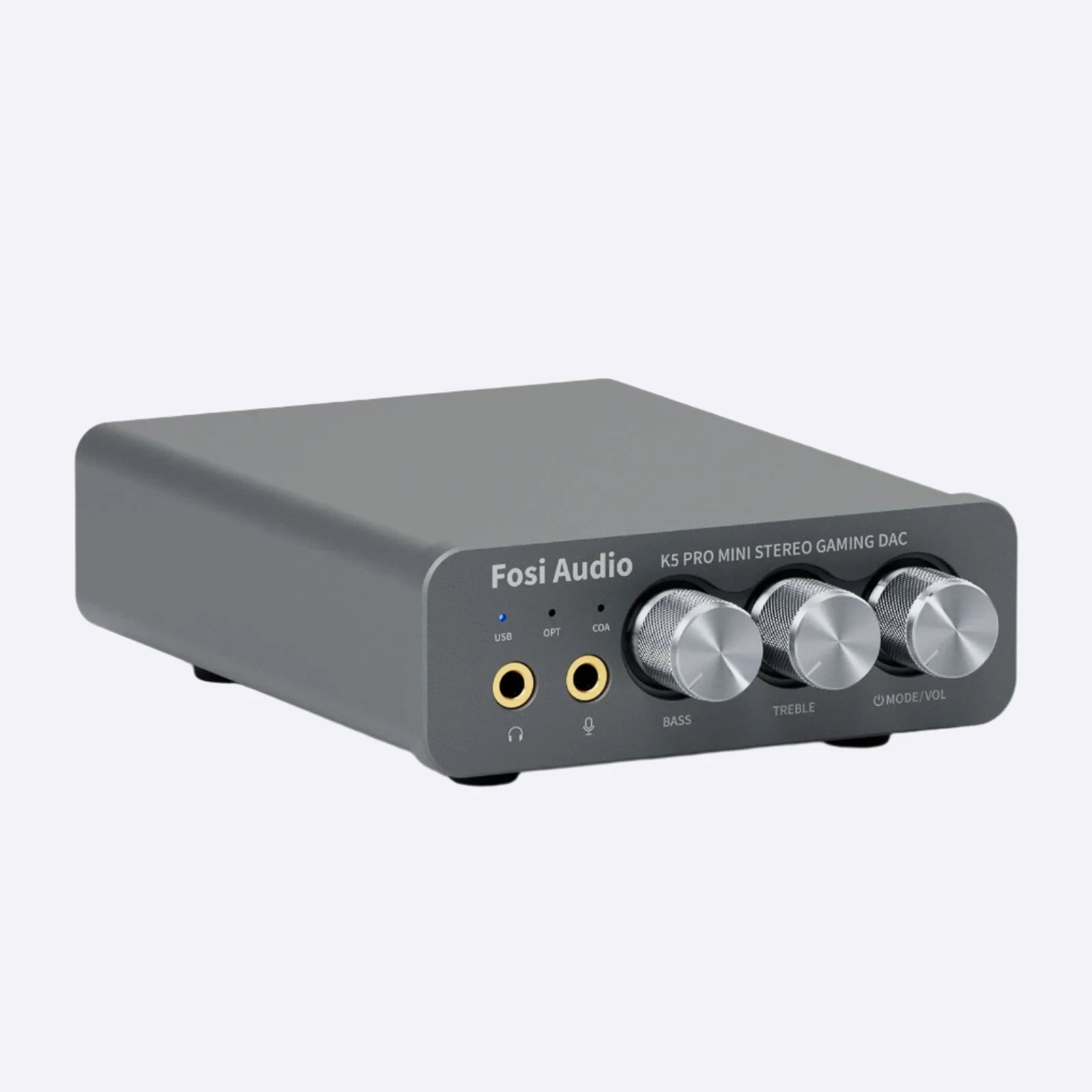 Fosi Audio K5 PRO USB Gaming DAC with Microphone & Headphone Amplifier