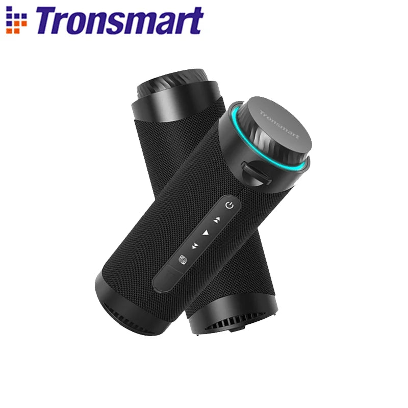 Tronsmart T7 Bluetooth Speaker - 360° Surround Sound, LED Modes, IPX7 Waterproof